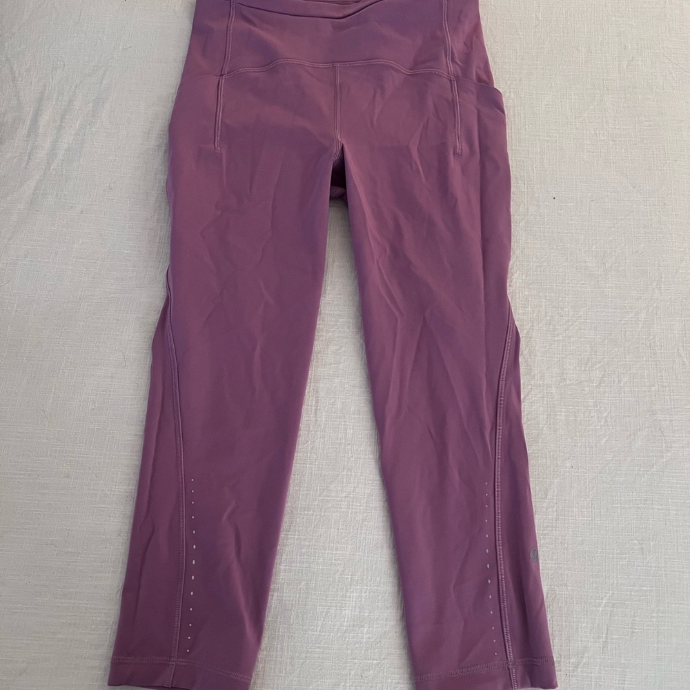 Lululemon Purple High-Waisted Leggings